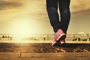 Woman exercising to ease joint pain